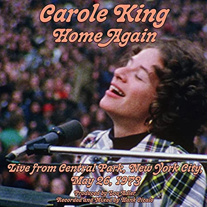 Carole King 1973 Live in Central Park Concert Album Released For 50th