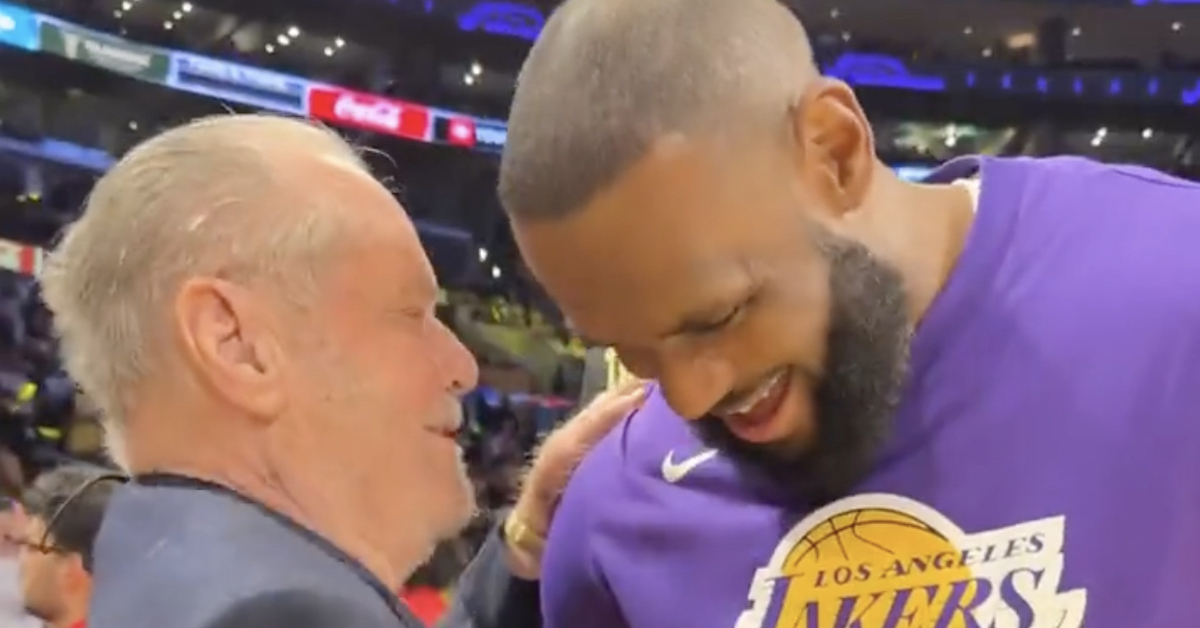 Jack Nicholson Makes Surprise Appearance at Lakers Game Best Classic