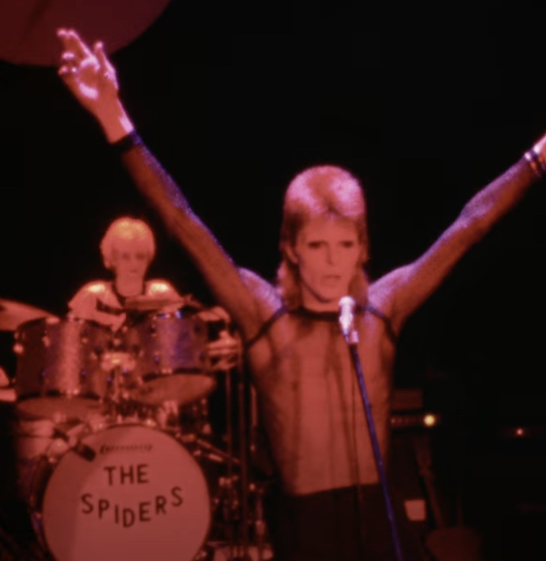 1935: 'BOWIE AND THE SPIDERS FROM MARS' LAST STAND : HIS MASTER VOICE' /  'david bowie with the spiders from mars – london * July 3 , 1973′ :WRMB  306