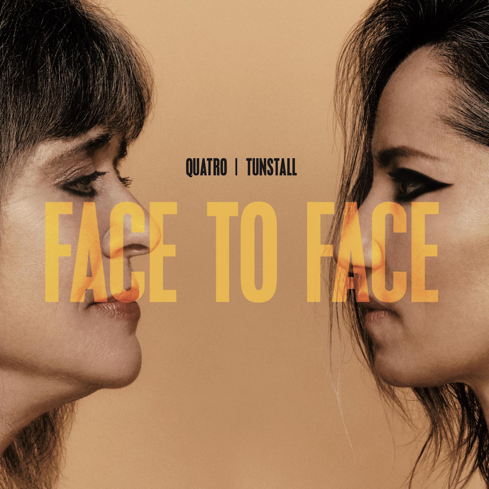 SUZI QUATRO Y KT TUNSTALL PUBLICAN SU LP "FACE TO FACE"