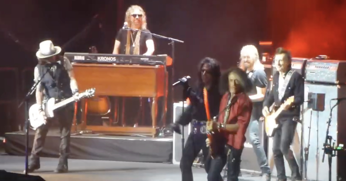 Aerosmith's Joe Perry, The Rolling Stones' Ronnie Wood Join