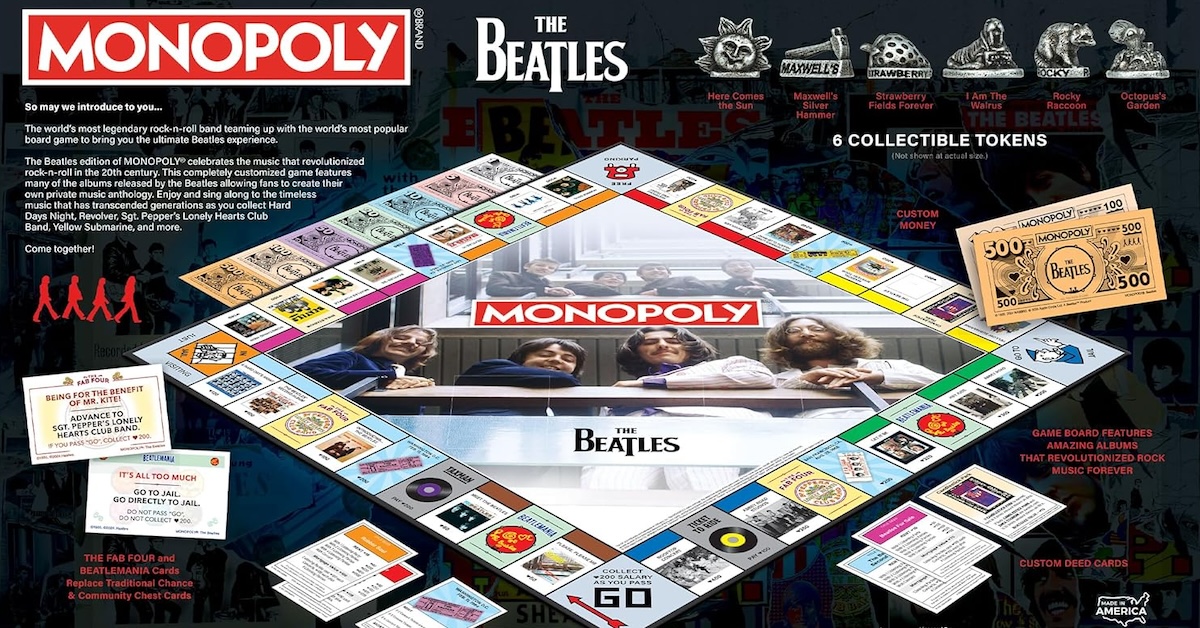 The Beatles 'Monopoly' Game Gets 2024 Edition - Best Classic Bands
