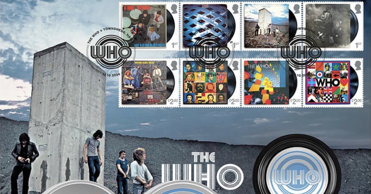 The Who are Honored With Royal Mail Stamps Best Classic Bands