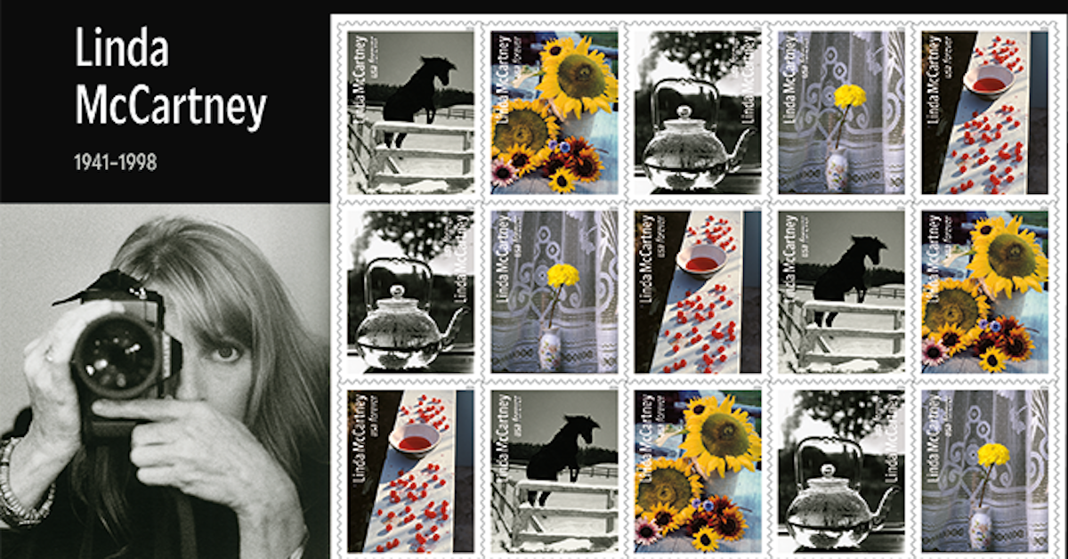Linda McCartney to Be Honored by USPS With Postage Stamps of Her Photos